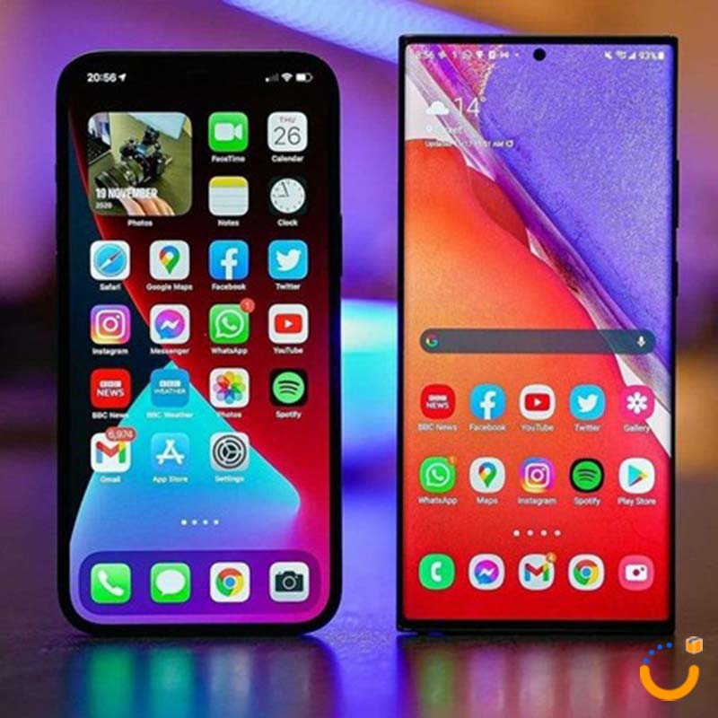مقایسه آیفون و سامسونگ