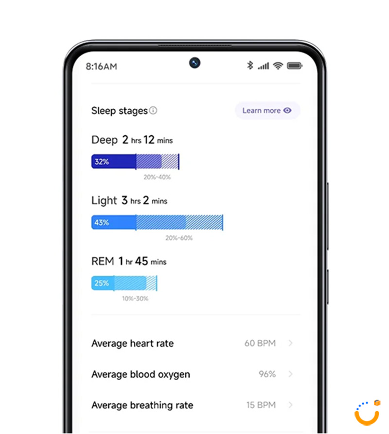 مچ بند شیائومی mi band 9 پرو