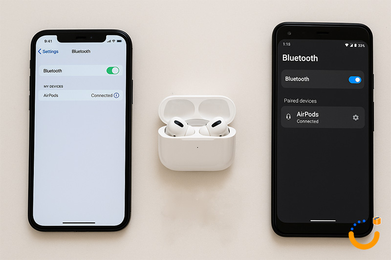 روش اتصال یک ایرپاد به دو گوشی آیفون یا اندروید