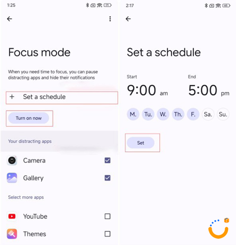 فهمیدن میزان استفاده از گوشی شیائومی