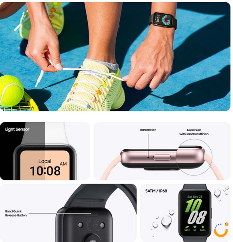 بررسی مشخصات گلکسی فیت 3 سامسونگ