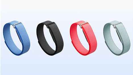 بند پارچه‌ای Google Fitbit Air در چهار رنگ مختلف
