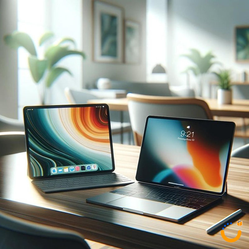 مقایسه لپ تاپ و آیپد