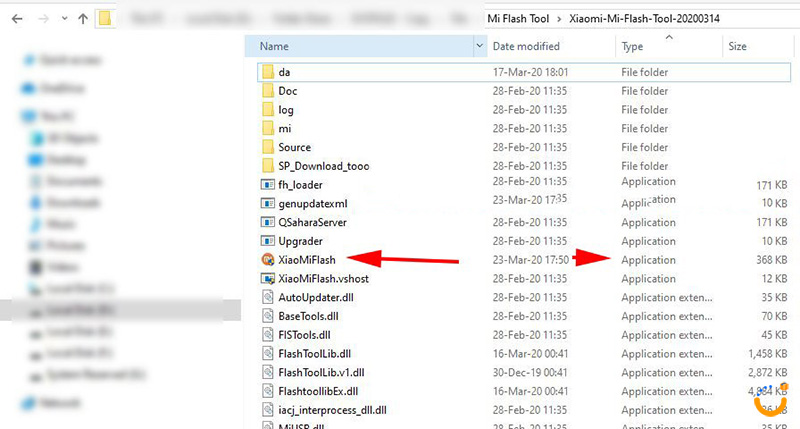 برنامهMi Flash Tool