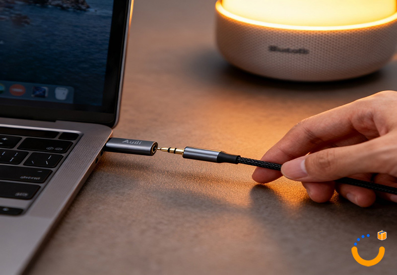 نحوه اتصال اسپیکر به لپ تاپ