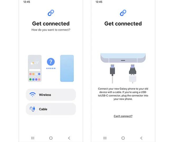 انتقال اطلاعات گوشی سامسونگ با کابل