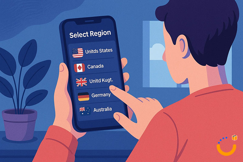 انتخاب منطقه مناسب برای گوشی شیائومی