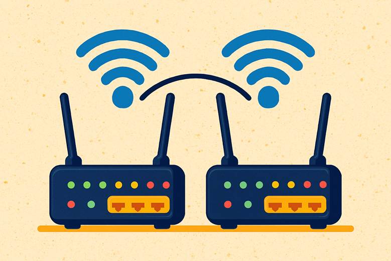 اتصال 2 روتر به یکدیگر